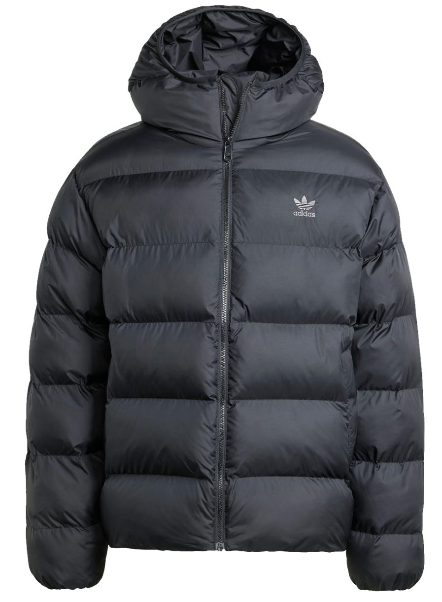 Geacă pentru bărbați Adidas Commercial Puff Black, s.XL