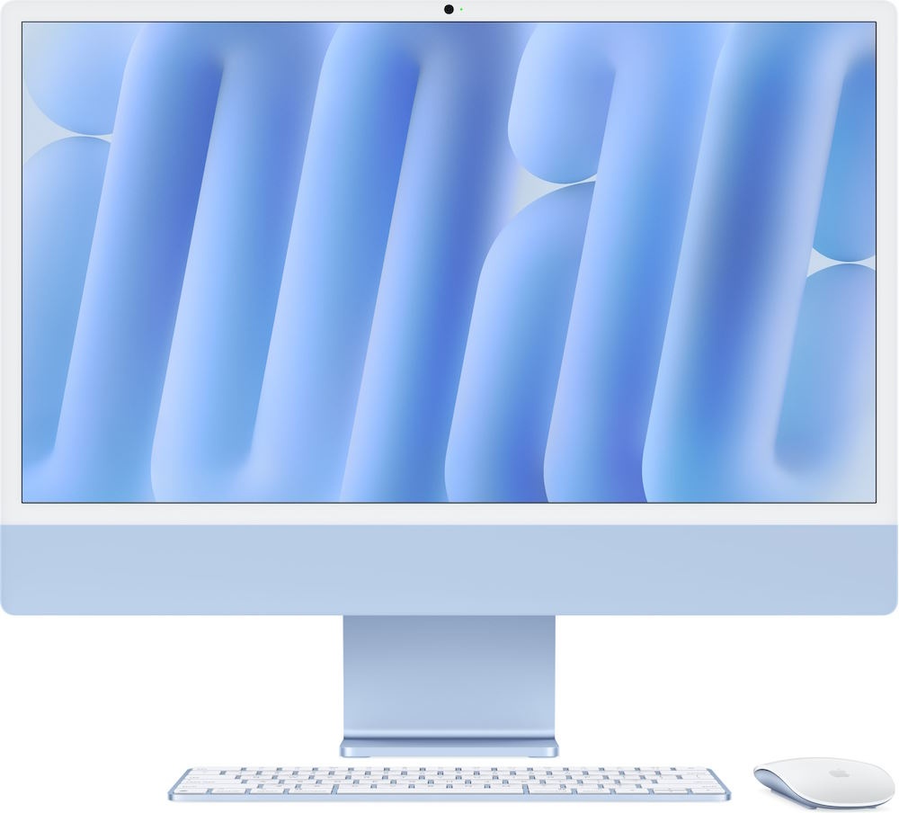 Sistem Desktop Apple iMac 24 MWUF3RU/A Blue