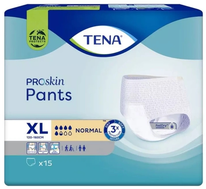 Scutece adulți Tena Pants Normal XL 15pcs