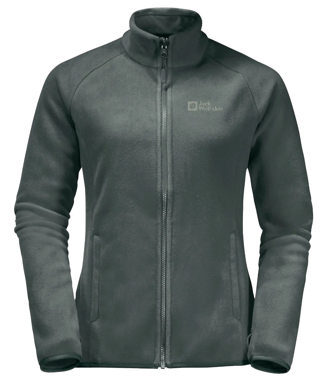 Женская толстовка Jack Wolfskin Moonrise Fz W Slate Green, s.XS