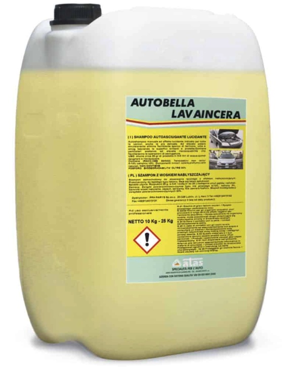 Шампунь для автомобиля Atas Autobella Lavaincera Yellow 10kg