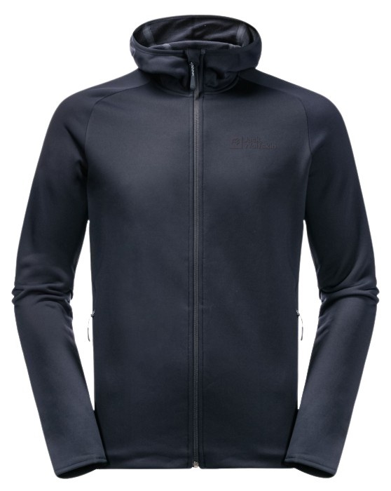 Мужская толстовка Jack Wolfskin Baiselberg Hooded Fz M Midnight Sky, s.S