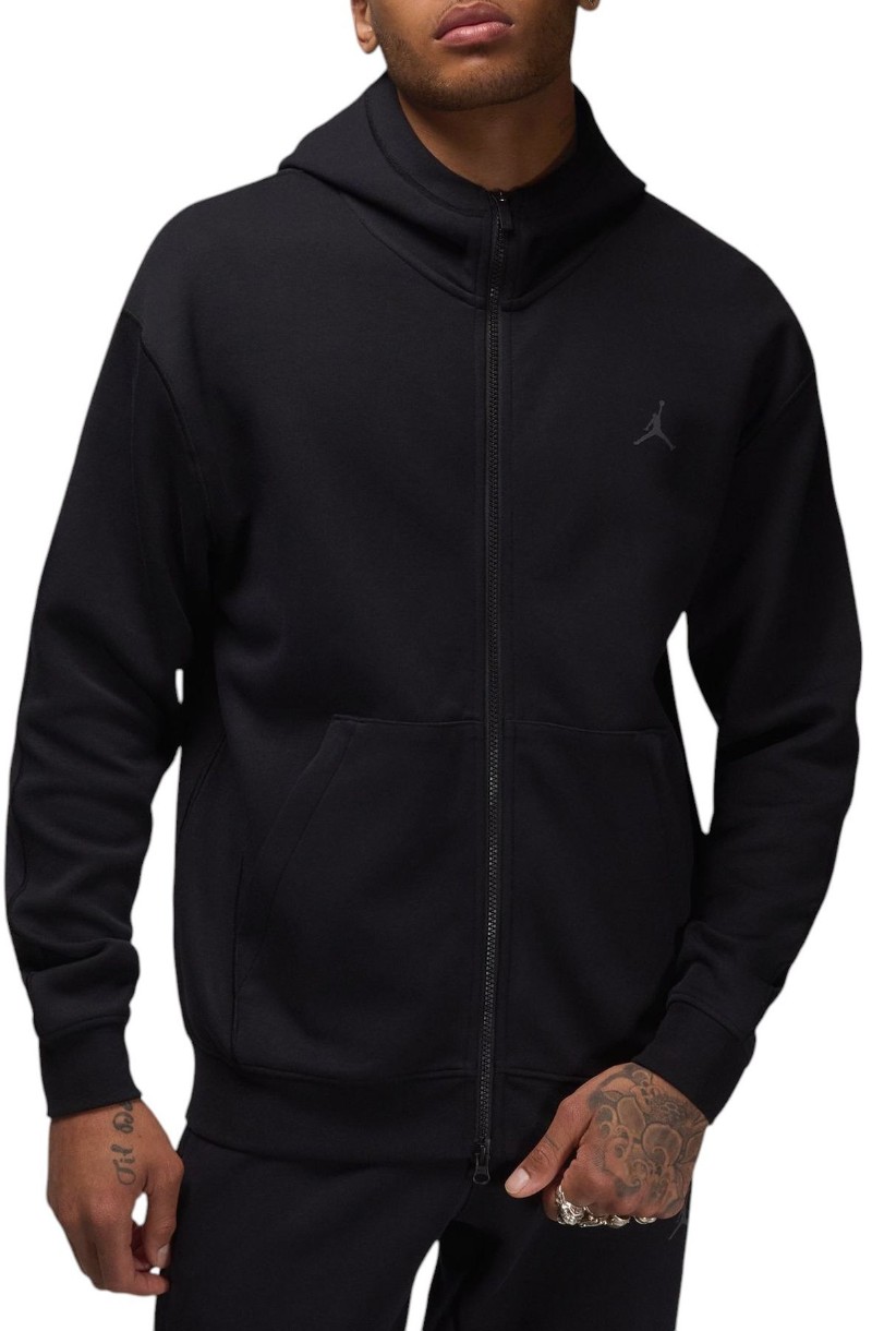 Мужская толстовка Nike M Jordan Sport Hoop Fleece Dri-Fit Full-Zip Hoodie Black/Dark Shadow, s.XL