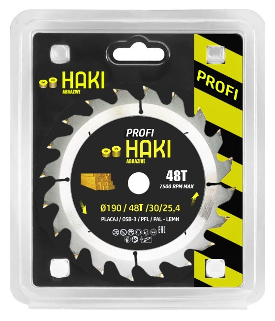 Диск для резки Haki Ø190 48T 30/25.4