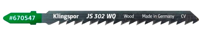 Pînză ferestrău Klingspor SB/JS302WQ/S/CS 670548