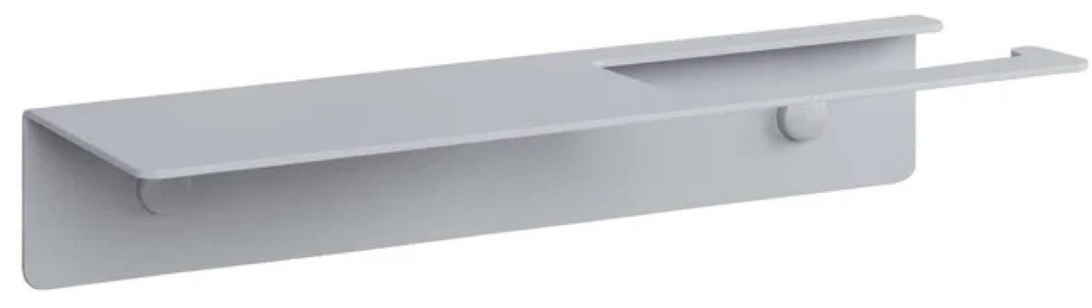 Держатель туалетной бумаги Daske Line Base Right Grey