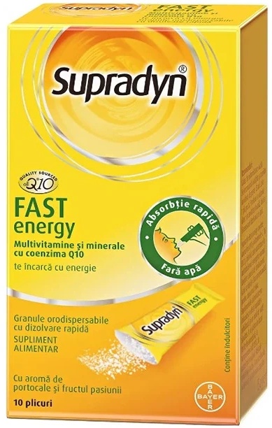 Энергетик Bayer Supradyn Fast Energy 10pcs