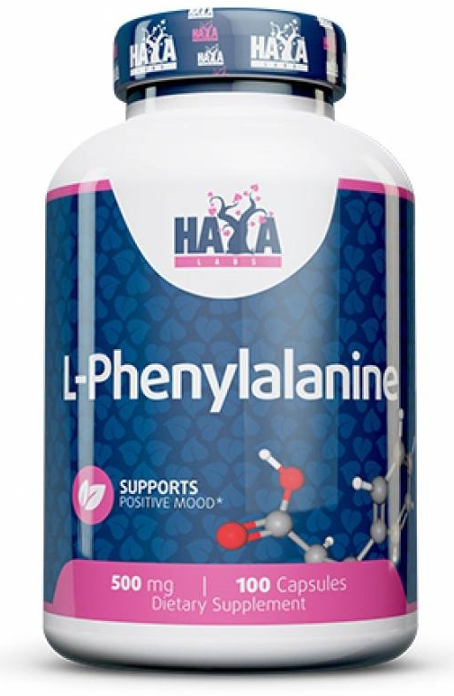 Supliment alimentar Haya Labs L-Phenylalanine 500mg 100cap