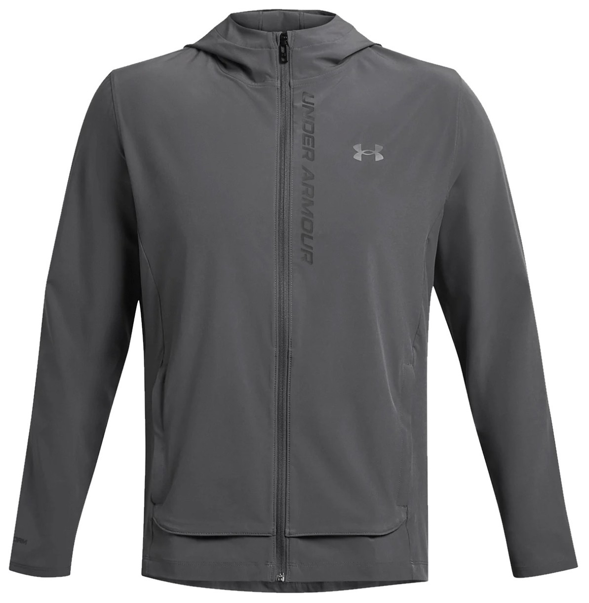Jachetă pentru bărbați Under Armour OutRun The Storm Jacket Castlerock/Black, s.M