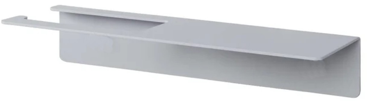Suport hârtie igienică Daske Line Base Left Adh Grey