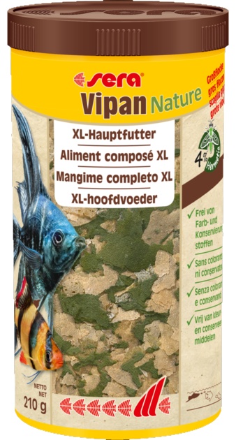 Корм для рыб Sera Vipan Nature Large Flakes 210g