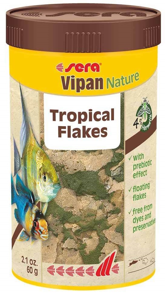 Hrană pentru pește Sera Vipan Nature Tropical Flakes 60g