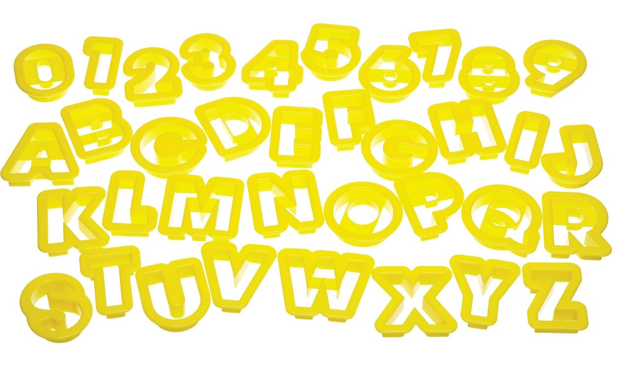 Форма для печенья Kitchen Craft Alpha Numeric Cutters 36pcs (KCLMALPHCUT36)
