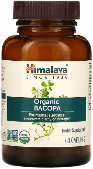 Antioxidant Himalaya Organic Bacopa 60cap