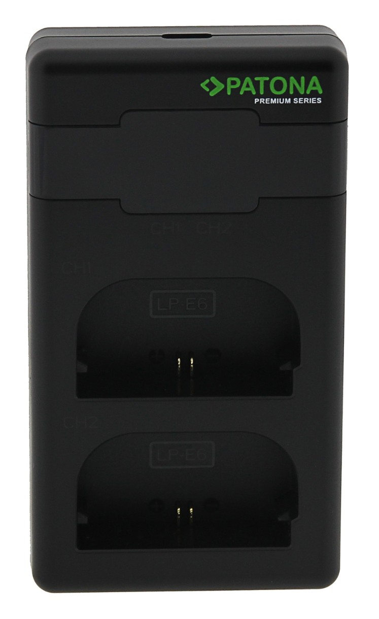 Încărcător Patona Premium Twin Performance PD for Canon LP-E6 + USB-C Cable