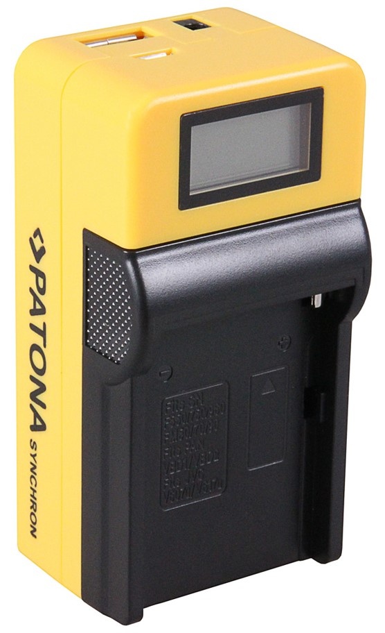 Încărcător Patona Synchron USB for Sony NP-FM50 NP-F550 NP-F750 NP-F970 LCD