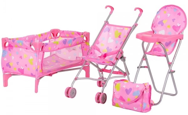 Mobilier de jucărie Chipolino Trixy Hearts (KZKTR02402HE)