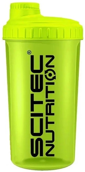 Shaker pentru nutriție sportivă Scitec-nutrition Shaker 700ml Neon Yellow