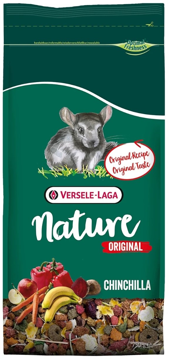 Hrană pentru rozătoare Versele Laga Nature Original Chinchilla 750g