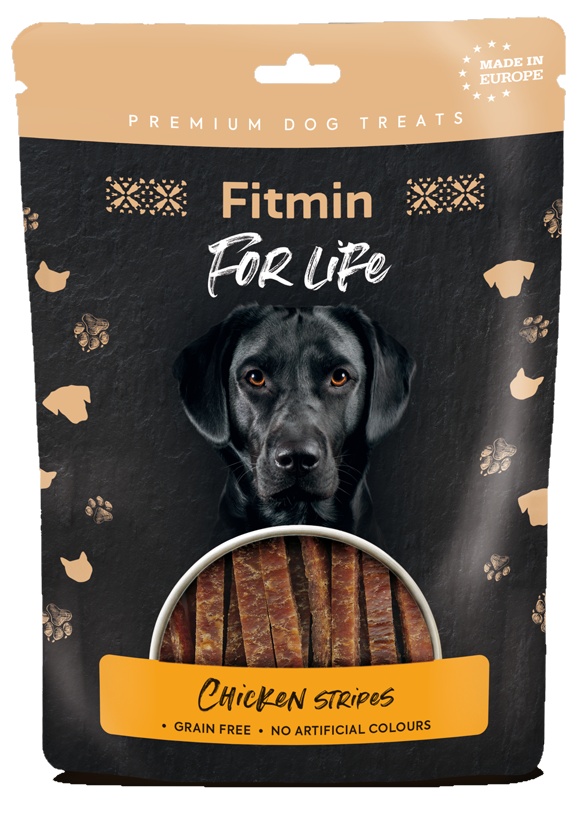 Лакомства для собак Fitmin For Life Chicken Stripes 70g