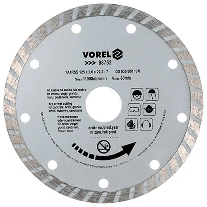 Диск для резки Vorel VOR08752