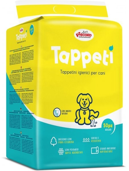 Пеленки для собак Record Tapiss 60x60cm 50pcs