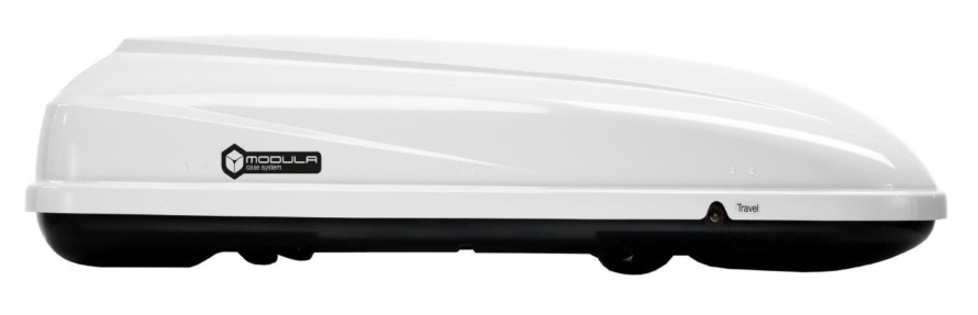 Cutie portbagaj Modula Travel 460 White Glossy