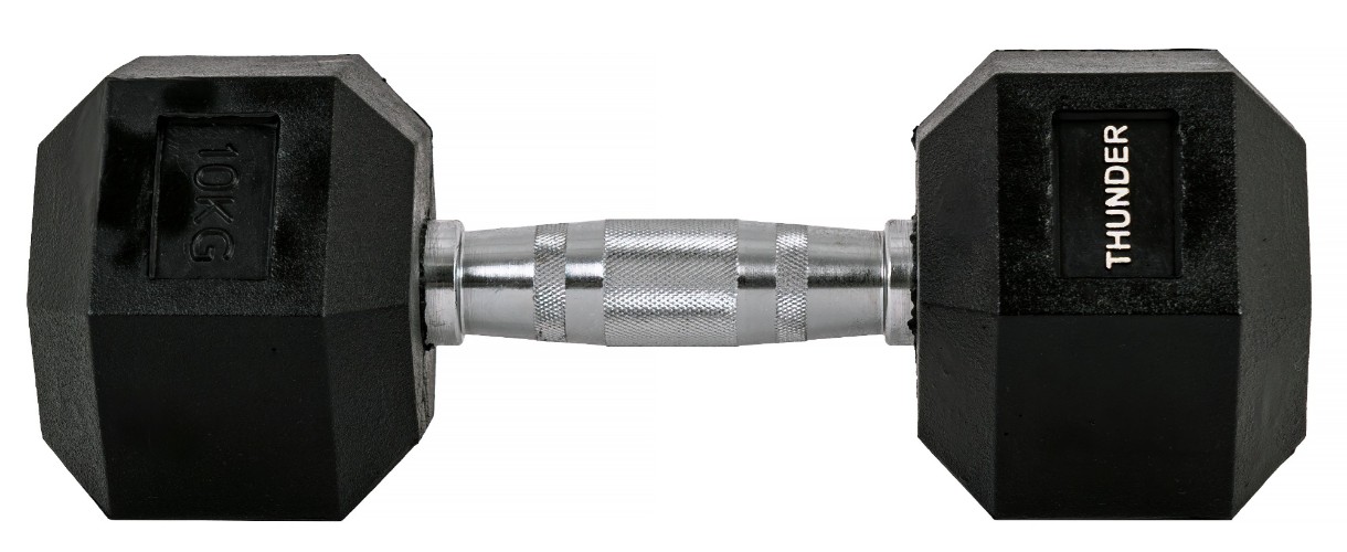 Гантель Thunder Hexagonal Dumbbells 10kg