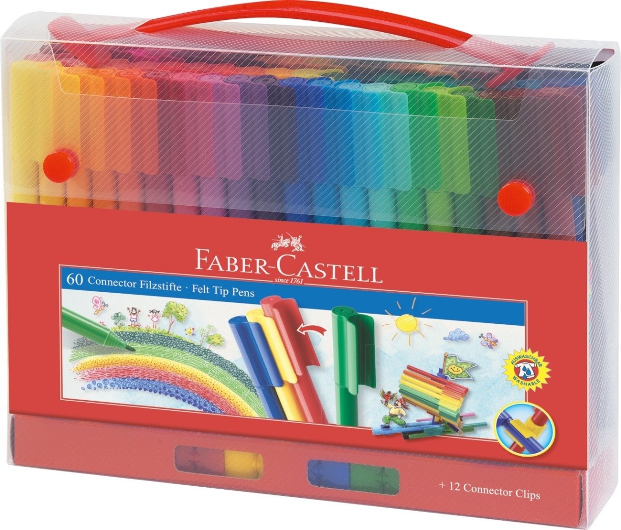 Набор фломастеров Faber-Castell Connector 60pcs