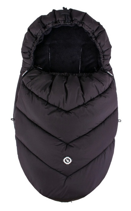 Husa de iarnă pentru copii Cottonmoose Mini Moose Prime Soft Black 0-12month
