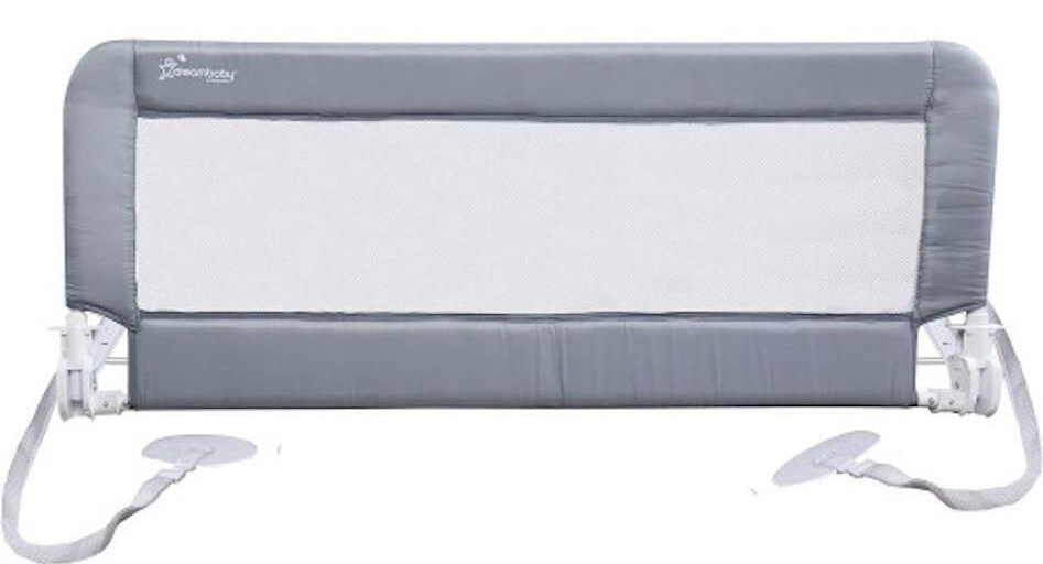 Защитный барьер для кроватки DreamBaby Milan Grey (G7700)
