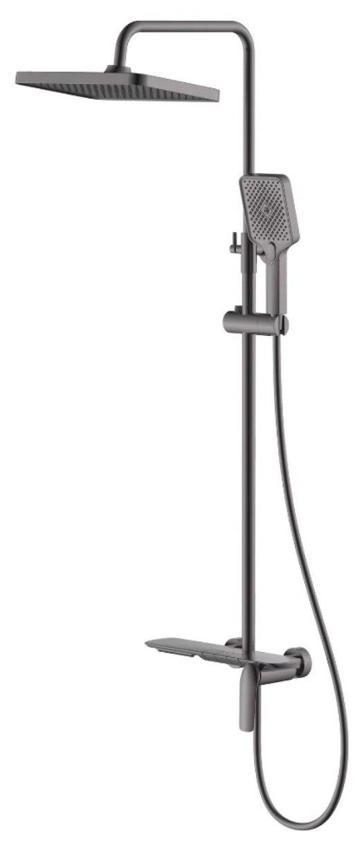 Душевой набор Flow 8389 D Gun Grey