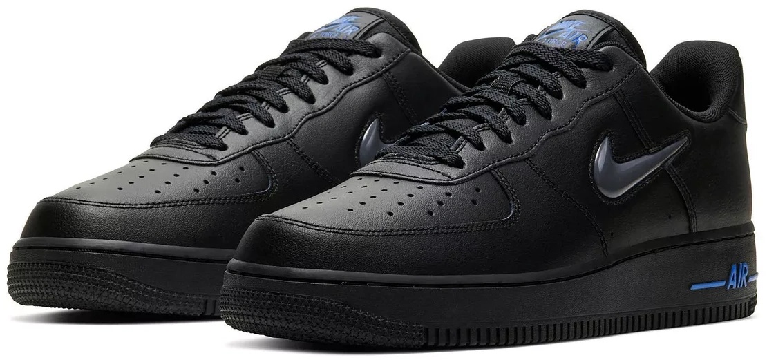 Кеды мужские Nike Air Force 1 Jewel Black/Racer Blue/Anthracite, s.40