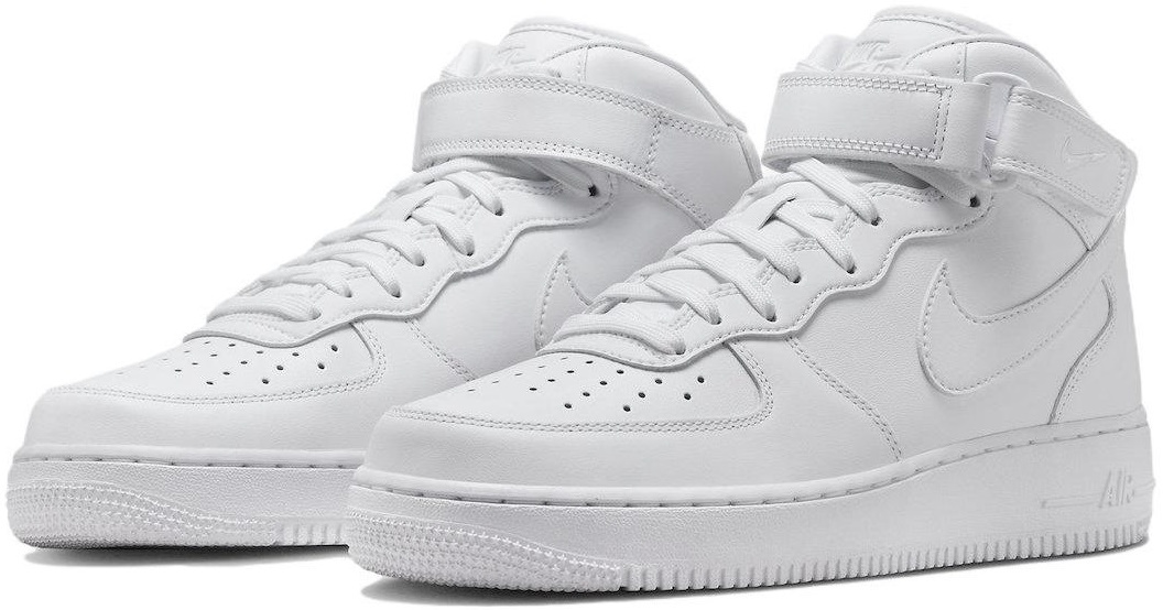 Bocanci pentru bărbați Nike Air Force 1 Mid 07 White, s.40.5