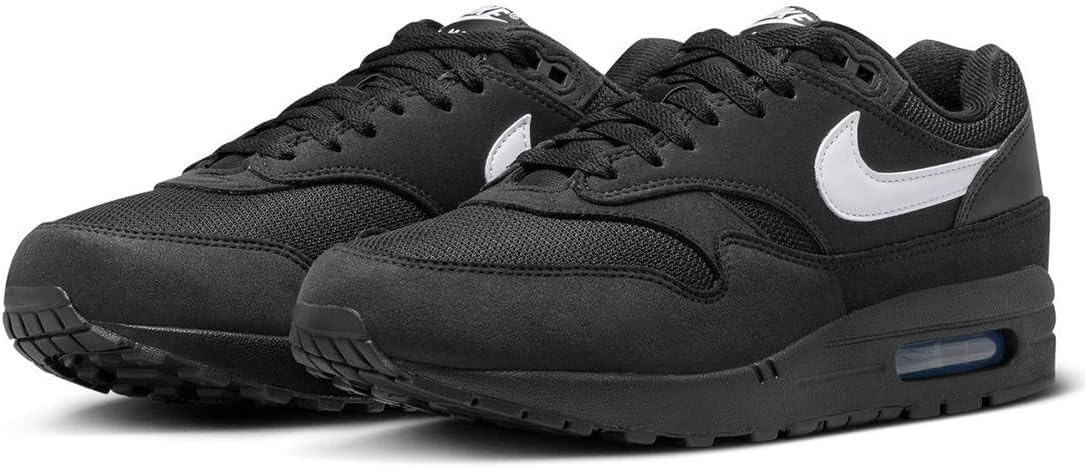 Adidași pentru bărbați Nike Air Max 1 Black/White, s.42.5