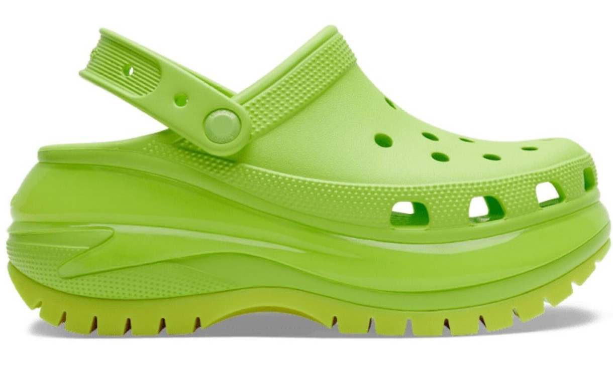 Шлёпанцы женские Crocs Mega Crush Clog Lmd Bone, s.41-42