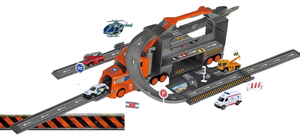 Set jucării transport Essa Toys Parking Lot (XG879-114)