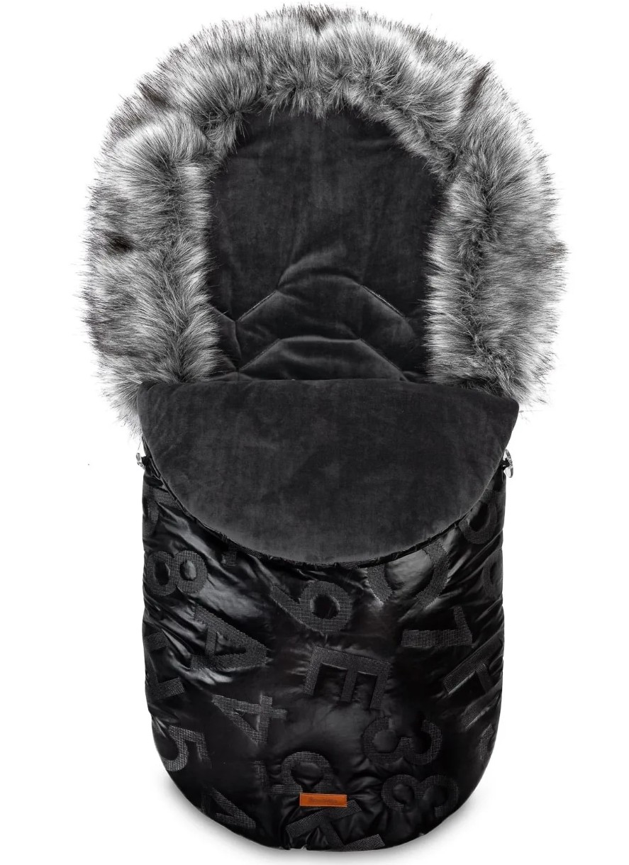 Husa de iarnă pentru copii Caretero Aspen Black (5908310392165)