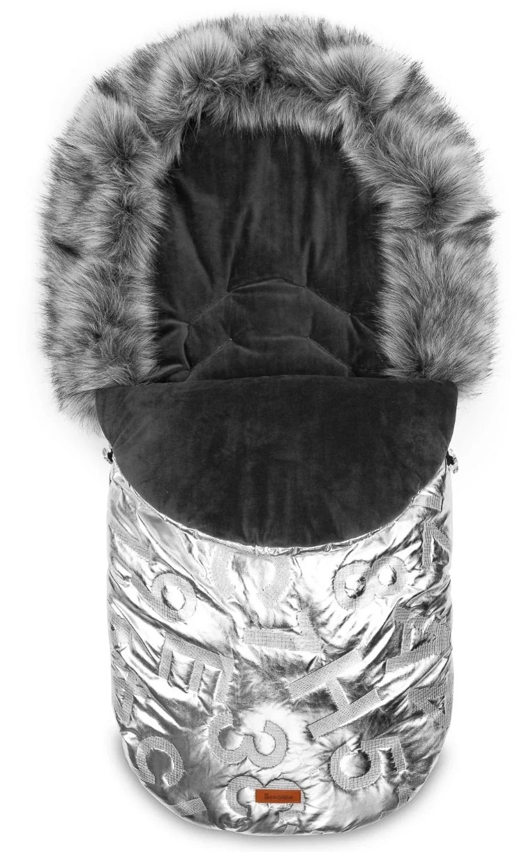 Husa de iarnă pentru copii Caretero Aspen Silver (5908310392172)