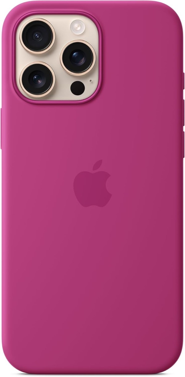 Husa de protecție Apple iPhone 16 Pro Max Silicone Case with MagSafe Fuchsia