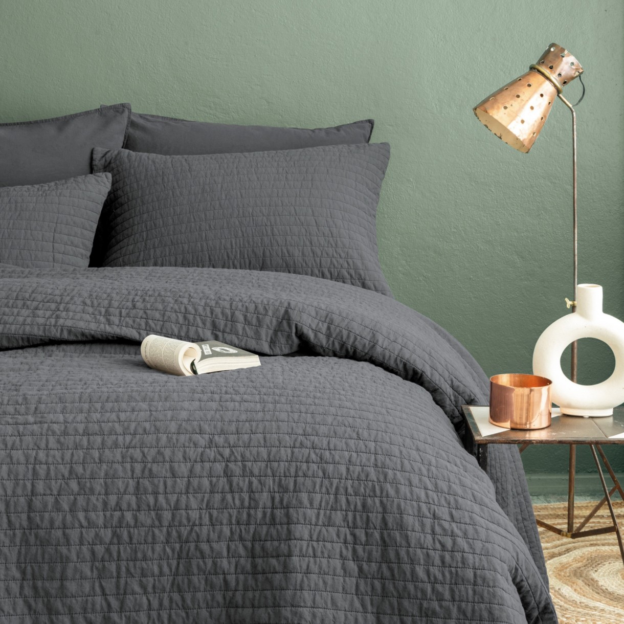 Постельное бельё Issimo Savanna Double Anthracite
