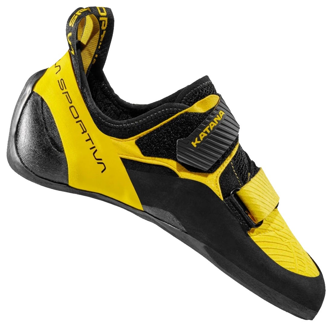 Espadrile de escaladă La Sportiva Katana Yellow/Black, s.42 1/2