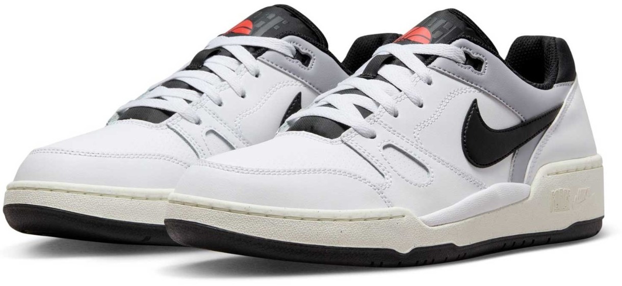 Ghete pentru bărbați Nike Full Force Low White/Pewter/Sail/Black, s.42