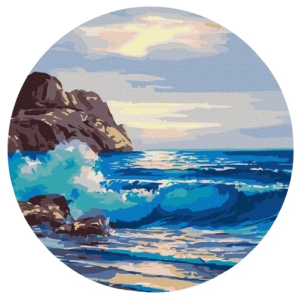 Tablou pe numere Brushme Dimineața la mare (RC00049FC)