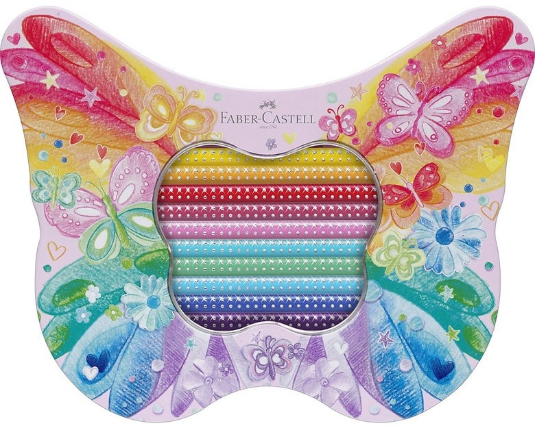 Набор цветных карандашей Faber-Castell Sparkle Butterfly 20pcs