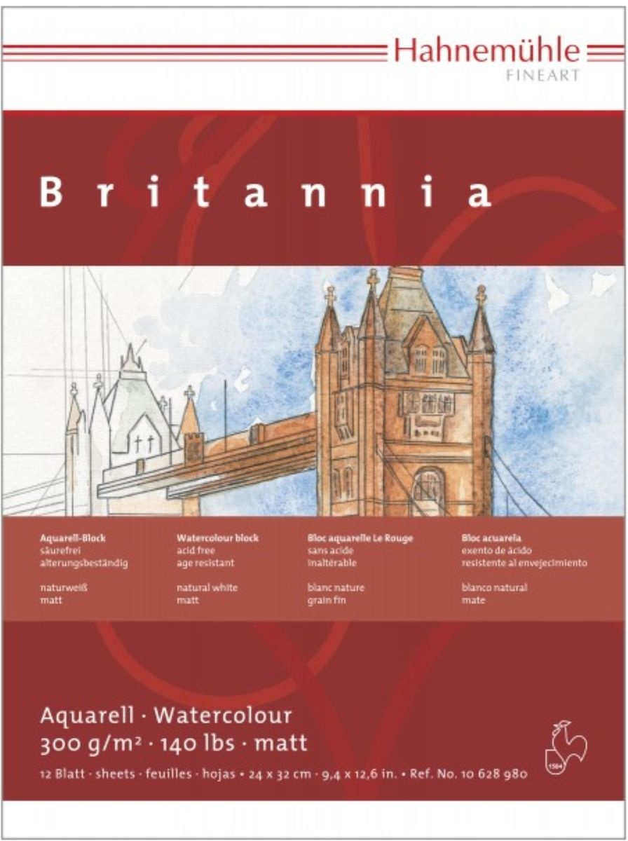 Скетчбук Hahnemühle Britannia 24x32 Cold Pressed