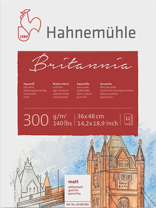 Sketchbook Hahnemühle Britannia 36x48 Cold Pressed