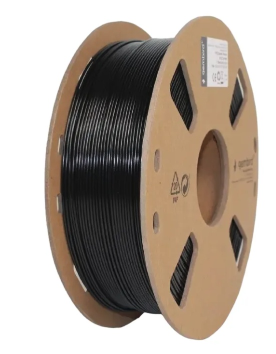 Филамент для 3D печати Gembird 3DP-PETG1.75-01-BK