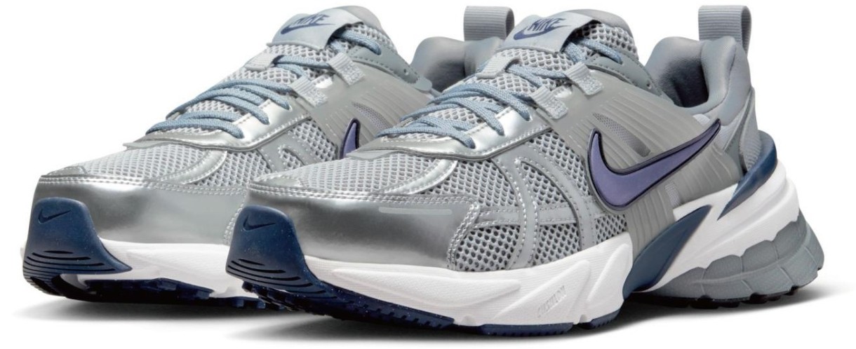 Кроссовки мужские Nike V2K Run Wolf Grey/Cool Grey/White/Midnight Navy, s.42.5
