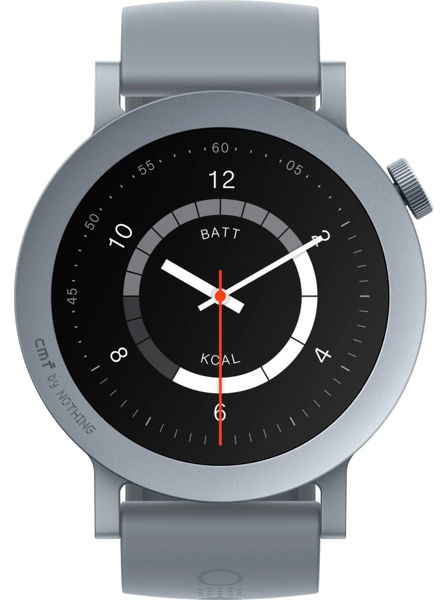 Smartwatch Nothing CMF Watch Pro 2 Ash Grey Liquid Silicon Strap with Ash Grey Flat Bezel